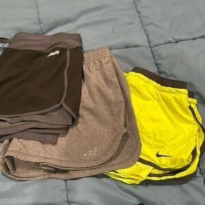 Assorted running shorts S/M